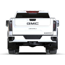 Load image into Gallery viewer, Rally Armor 20-26 GMC Sierra 2500/3500 HD Denali Black Mud Flap with Metallic Black Logo