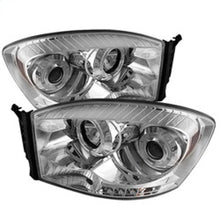 Load image into Gallery viewer, Spyder Chrome Halo LED Projector Headlights for Dodge Ram 1500, 2500, 3500 (2006-2008)