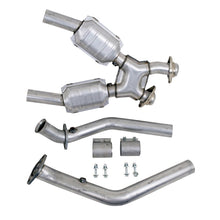 Load image into Gallery viewer, BBK 99-04 Ford Mustang 4.6 GT / Cobra High Flow X Pipe with Catalytic Converters - 2-1/2 inch