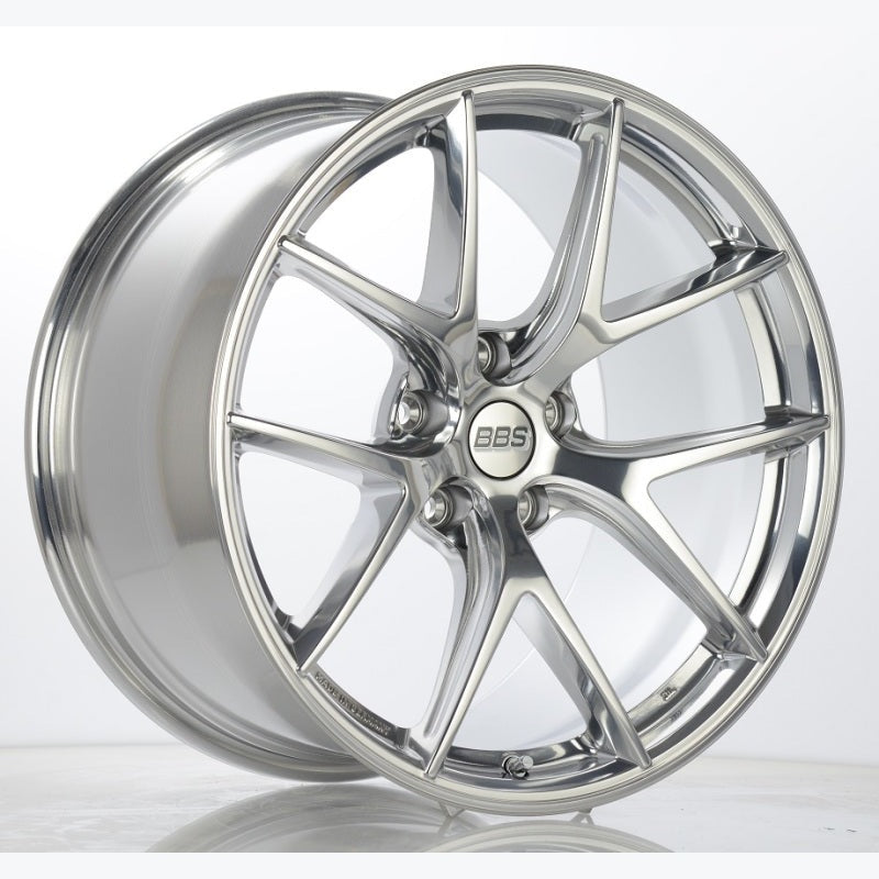 BBS CI-R 19x9 Inch 5x120 Bolt Pattern Ceramic Polished Wheel with Rim Protector * Part No. BBS CI2203CP