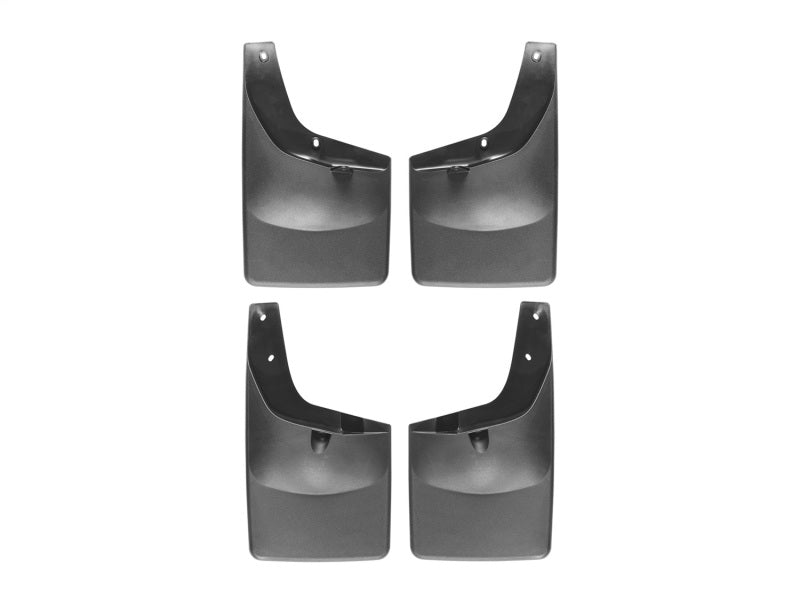 WeatherTech No-Drill DigitalFit MudFlap Kit for 2011-2013 Ford F-250 Super Duty, Black | Part Number WET110031-120031