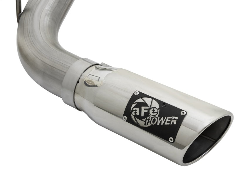 aFe MACH Force-Xp 2-1/2 Inch Cat-Back Exhaust System with Polished Tip for 2016-2017 Nissan Titan XD and Titan V8 5.6L