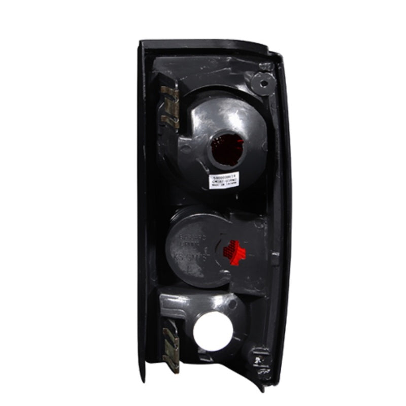 ANZO Dark Smoke Tail Light Assembly Pair for Chevrolet S-10 and GMC Sonoma (1991-1994)