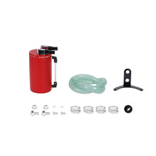 Load image into Gallery viewer, Mishimoto Large Aluminum Oil Catch Can - Wrinkle Red Part Number misMMOCC-LAWRD