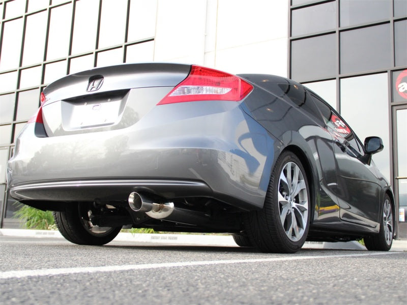aFe Takeda 304 Stainless Steel Axle-Back Exhaust System for Honda Civic 2012-2015