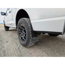 Load image into Gallery viewer, Rally Armor UR Series Black Mud Flaps with White Logo for Ford F-150 (2021-2022)