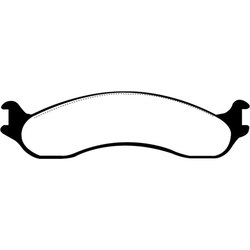 EBC 94-97 Ford F-350 Greenstuff Truck and SUV Brake Disc Pads - Part No. EBCDP61266