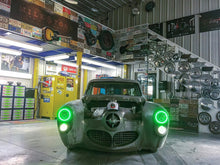 Load image into Gallery viewer, ORACLE Lighting 7 Inch Sealed Beam Headlight with White Halo – Classic Car and Truck Replacement