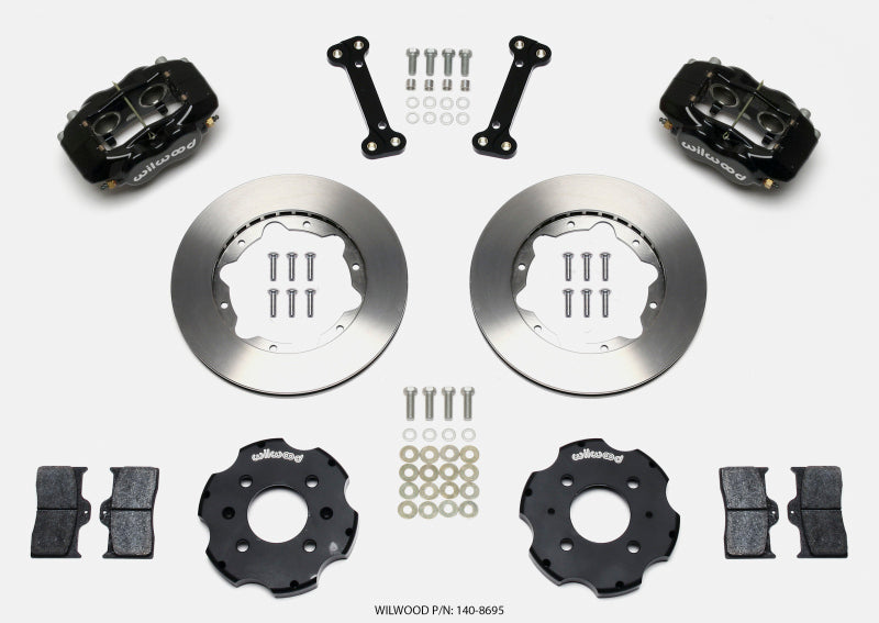 Wilwood Forged Dynalite Front Hat Kit for Honda Civic and Integra - 11 Inch Rotor