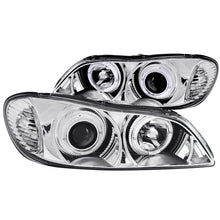 Load image into Gallery viewer, ANZO 2000-2004 Infiniti I30 and I35 Projector Headlights with Halo, Chrome Housing, Clear Lens – Pair