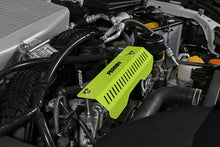 Load image into Gallery viewer, Perrin Performance Neon Yellow Pulley Cover for 2022-2025 Subaru WRX - Short Version for Use with Perrin AOS