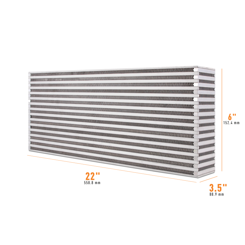 Mishimoto Universal Air-to-Air Intercooler Core - 22in x 6in x 3.5in
