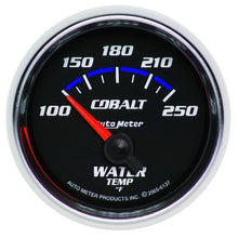 Load image into Gallery viewer, AutoMeter Cobalt 52.4mm Electronic Water Temperature Gauge 100-250°F
