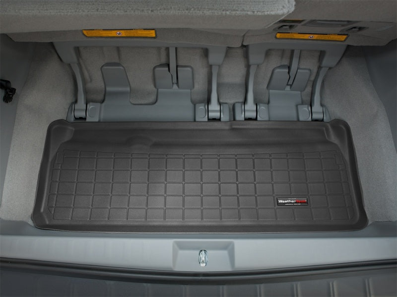 WeatherTech WET40446 Cargo Liner for 2011–2012 Toyota Sienna, Black, Behind 3rd Row