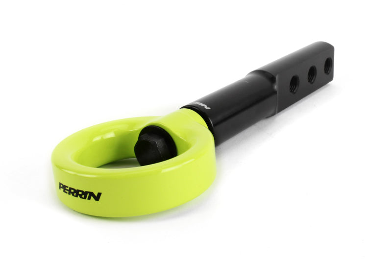 Perrin Performance Front Tow Hook Kit for 2017-2021 Honda Civic Si, Type R, Touring, and Hatchback - Neon Yellow