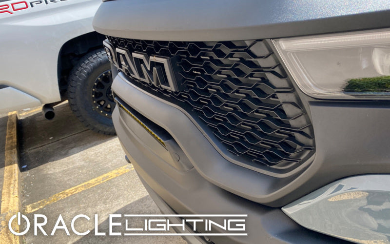ORACLE Lighting 19-22 Ram Rebel/TRX Front Bumper Flush LED Light Bar System - Yellow