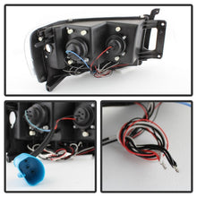 Load image into Gallery viewer, Spyder LED Halo Projector Headlights for Dodge Ram 1500 and Ram 2500 (2003-2005) * Chrome Finish