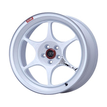 Load image into Gallery viewer, Enkei PF06 18x9.5 Inch Wheel with 5x114.3 Bolt Pattern and 27mm Offset in White Machined Finish