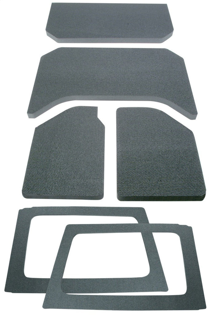 DEI 11-18 Jeep Wrangler JK 4-Door Boom Mat Complete Headliner Kit - Gray