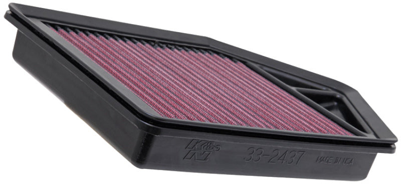 K&N Engineering Part 33-2437 High-Flow Drop-In Air Filter for Honda CR-V 2.4L-L4