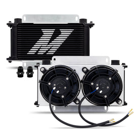 Mishimoto Universal 19-Row Oil Cooler Kit with Dual 5-Inch Fans, MMOC-19-K