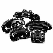 Load image into Gallery viewer, PowerStop PSB S4728BLK Powder Coated Brake Calipers for GMC Yukon, Chevrolet Suburban, Avalanche (Pair with Bracket)