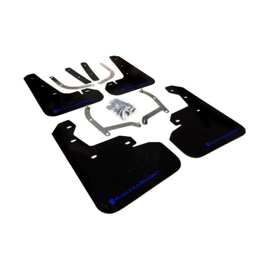 Rally Armor 17-23 Subaru Impreza 4D/5D Black UR Mud Flap with Blue Logo – Durable Polyurethane Protection