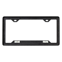 Load image into Gallery viewer, Mishimoto Carbon Fiber License Plate Frame - Gloss Finish