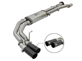 aFe Power Rebel Series 3-Inch Stainless Steel Cat-Back Exhaust System with Black Tips for Ford F-150 Raptor 2017-2020
