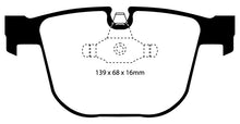 Load image into Gallery viewer, EBC Redstuff Ceramic Low Dust Rear Brake Pads for BMW 550i and 535i