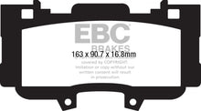 Load image into Gallery viewer, EBC Redstuff Ceramic Low Dust Brake Pads for 2015-2016 Ford Mustang * Front Set