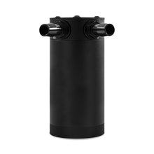 Load image into Gallery viewer, Mishimoto XL Baffled Oil Catch Can with 2 Ports – Black, Part Number misMMBCC-CBTWO-XLBK