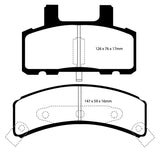 EBC Yellowstuff Brake Pads for Street and Track Use - Part Number EBCDP41273R