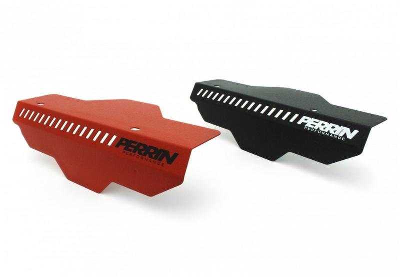 Perrin Performance Red Pulley Cover for 2002-2014 Subaru WRX, 2004-2021 STI, and 2008-2011 Impreza