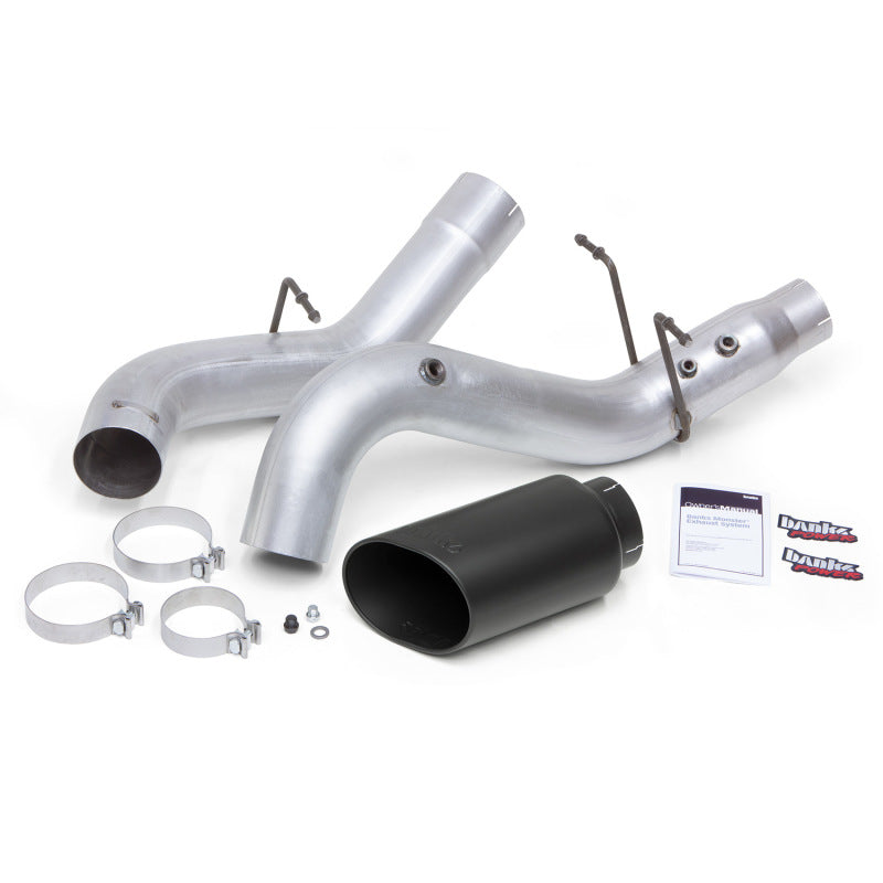 Banks Power 17-19 Chevy Duramax L5P Monster Exhaust System with Chrome SideKick Tip