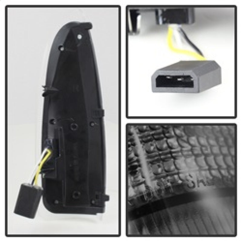 Spyder xTune Ford Super Duty F250-F650 Amber LED Mirror Signal Lens - Smoke