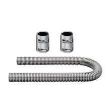 Load image into Gallery viewer, Mishimoto Universal Flexible Radiator Hose Kit Chrome — 36-inch Stainless Steel Replacement for Chevrolet Camaro