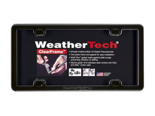 Load image into Gallery viewer, WeatherTech ClearFrame License Plate Frame in Black * Durable and Easy to Install