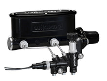 Load image into Gallery viewer, Wilwood HV Tandem Master Cylinder Kit with Combination Proportioning Valve and Mounting Hardware - 1 1/8 Inch Bore in Black