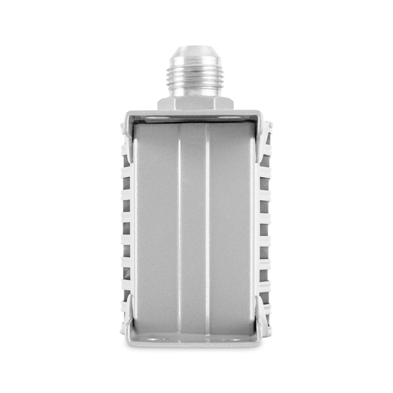 Mishimoto Universal -8AN 10-Row Oil Cooler - Silver for Enhanced Fluid Temperature Control
