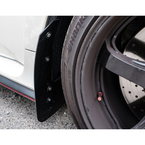 Rally Armor 17-22 Honda Civic Type R Red UR Mud Flap with White Logo