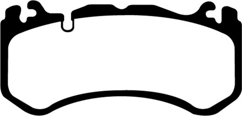 EBC Redstuff Ceramic Low Dust Front Brake Pads for Mercedes-Benz C63 AMG and G63 AMG