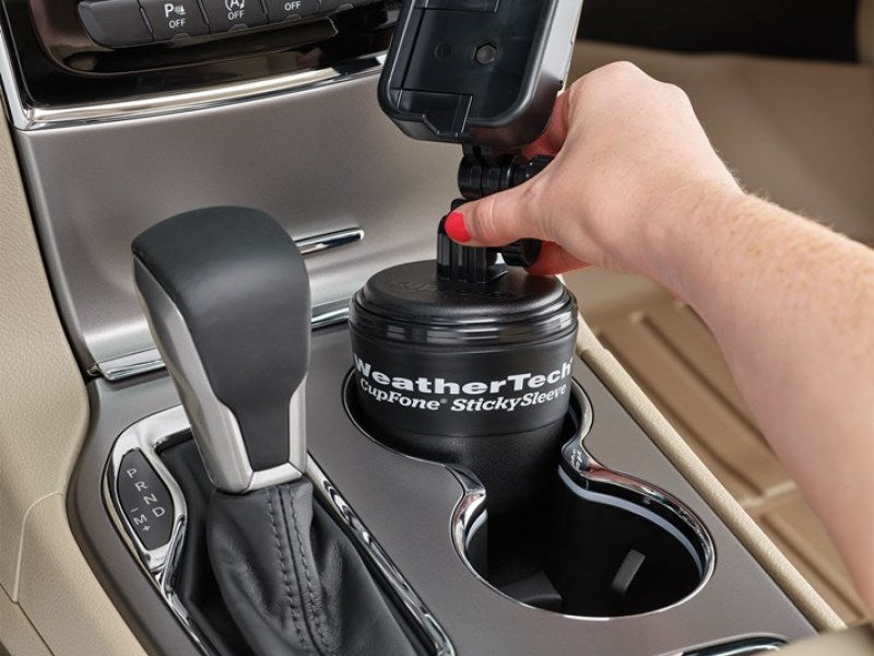 WeatherTech CupFone StickySleeve Phone Holder Accessory, Black – Part wet8ACF46SS