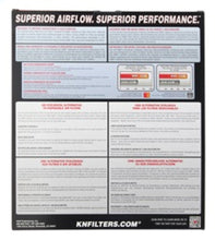 Load image into Gallery viewer, K&amp;N Engineering 33-2017 High-Flow Reusable Air Filter for 1990-1991 Mazda RX-7 1.3L