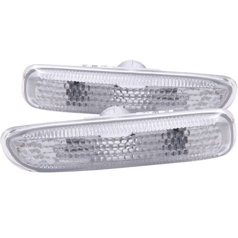 ANZO 1999-2001 BMW 3 Series Side Marker Lights with Clear Lens - Pair