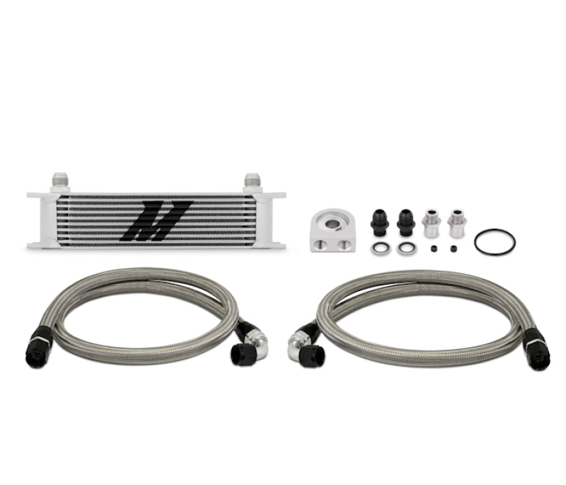 Mishimoto Universal 10-Row Oil Cooler Kit for Ford Mustang 2018-2021