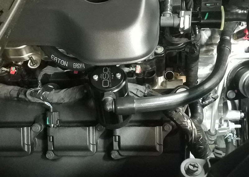J&L JLT3067P-B 3.0 Oil Separator, Passenger Side, Black Anodized for 2019-2026 Ram 1500 5.7L