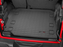 Load image into Gallery viewer, WeatherTech 2018+ Jeep Wrangler Unlimited JL Cargo Liner with Bumper Protector - Black