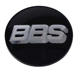 BBS Center Cap 56mm Carbon and Silver for Automotive Wheels - Part Number BBS10.02.3598