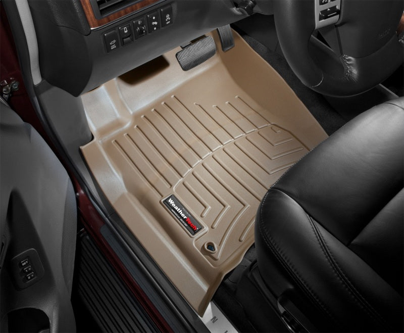 WeatherTech DigitalFit Front FloorLiner for Nissan Titan & Armada * Tan, Part Number wet452091